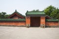 Asia, China, Beijing ditan park,Landscape architectureÃ¯Â¼Å gatehouse Royalty Free Stock Photo